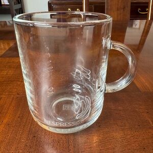 Nespresso Vertuo Glass Coffee Latte Mug by Konstantin Grcic Designer France